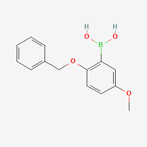(2-(Benzyloxy)-5-methoxyphenyl)boronic acid
