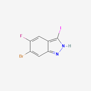 6-Bromo-5-fluoro-3-iodo-1H-indazole