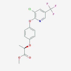 molecular formula C16H13ClF3NO4 B057761 Haloxyfop-P-methyl CAS No. 72619-32-0
