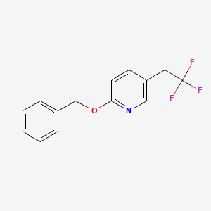 2-(Benzyloxy)-5-(2,2,2-trifluoroethyl)pyridine