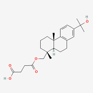 molecular formula C24H34O5 B577626 Abiesadine I CAS No. 1210347-50-4