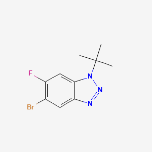 5-Bromo-1-tert-butyl-6-fluorobenzotriazole