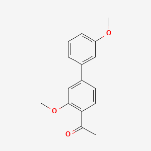 1-(3,3'-Dimethoxy[1,1'-biphenyl]-4-yl)ethan-1-one