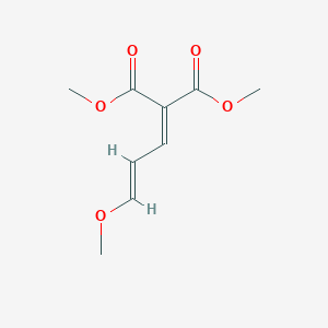 molecular formula C9H12O5 B057766 2-(3-甲氧基亚丙基)-丙二酸二甲酯 CAS No. 41530-32-9