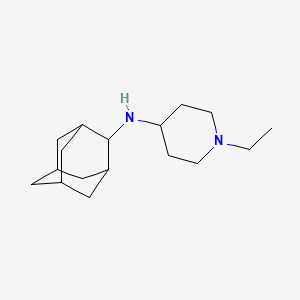 molecular formula C17H30N2 B5776623 N-(2-adamantyl)-1-ethylpiperidin-4-amine 
