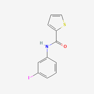 molecular formula C11H8INOS B5776634 N-(3-iodophenyl)thiophene-2-carboxamide CAS No. 136340-98-2