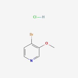 molecular formula C6H7BrClNO B577676 4-Bromo-3-methoxypyridine hydrochloride CAS No. 1209335-53-4
