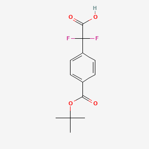 2-(4-(Tert-butoxycarbonyl)phenyl)-2,2-difluoroacetic acid