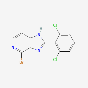 4-Bromo-2-(2,6-dichlorophenyl)-1H-imidazo[4,5-c]pyridine