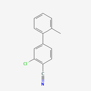 2-Chloro-4-(2-methylphenyl)benzonitrile
