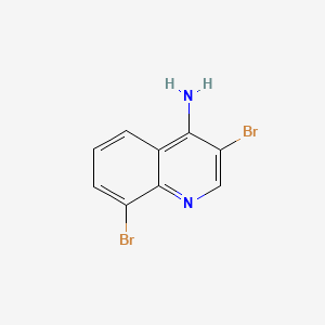 4-Amino-3,8-dibromoquinoline