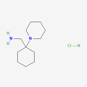 (1-(Piperidin-1-yl)cyclohexyl)methanamine hydrochloride