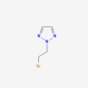 molecular formula C4H6BrN3 B577717 2-(2-Bromoethyl)-2H-1,2,3-triazole CAS No. 1260901-96-9