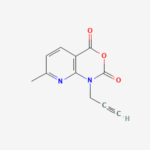 7-Methyl-1-(prop-2-ynyl)-1H-pyrido[2,3-D][1,3]oxazine-2,4-dione