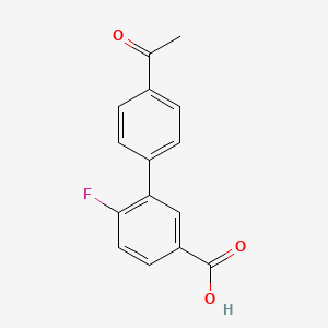 3-(4-Acetylphenyl)-4-fluorobenzoic acid