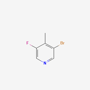 molecular formula C6H5BrFN B577728 3-Bromo-5-fluoro-4-methylpyridine CAS No. 1211517-76-8