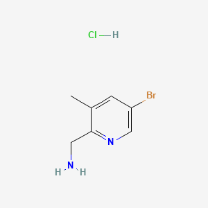(5-Bromo-3-methylpyridin-2-YL)methanamine hydrochloride