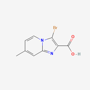 3-Bromo-7-methylimidazo[1,2-a]pyridine-2-carboxylic acid
