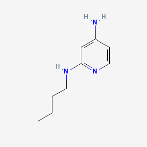 molecular formula C9H15N3 B577743 N2-butylpyridine-2,4-diamine CAS No. 1247512-61-3