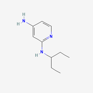 N2-(pentan-3-yl)pyridine-2,4-diamine