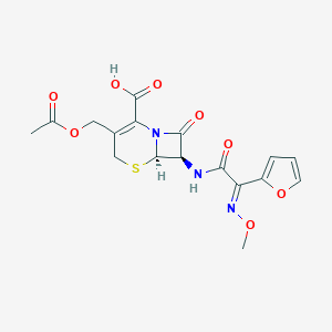 molecular formula C17H17N3O8S B057775 Cefuracetime CAS No. 39685-31-9