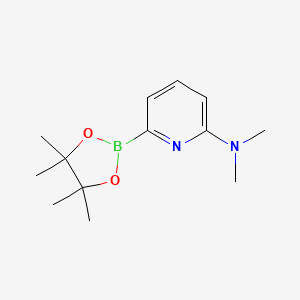 N,N-Dimethyl-6-(4,4,5,5-tetramethyl-1,3,2-dioxaborolan-2-yl)pyridin-2-amine