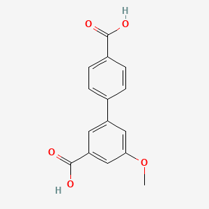 3-(4-Carboxyphenyl)-5-methoxybenzoic acid