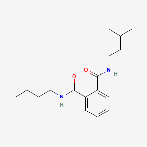 molecular formula C18H28N2O2 B5777551 N,N'-bis(3-methylbutyl)benzene-1,2-dicarboxamide CAS No. 5245-87-4