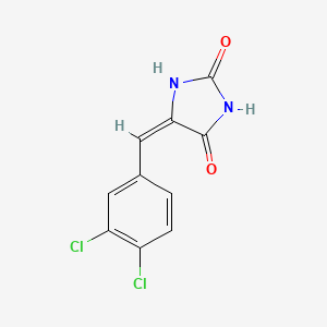 molecular formula C10H6Cl2N2O2 B5777591 5-(3,4-Dichlorobenzylidene)imidazolidine-2,4-dione 