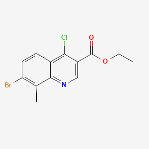 Ethyl 7-bromo-4-chloro-8-methylquinoline-3-carboxylate