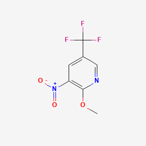 2-Methoxy-3-nitro-5-(trifluoromethyl)pyridine