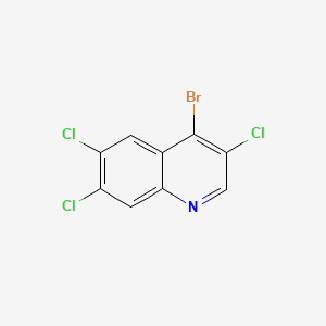 4-Bromo-3,6,7-trichloroquinoline