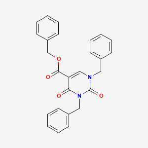 Benzyl 1,3-dibenzyl-2,4-dioxo-1,2,3,4-tetrahydropyrimidine-5-carboxylate