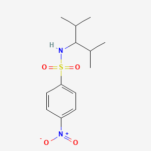 molecular formula C13H20N2O4S B5777778 N-(2,4-dimethylpentan-3-yl)-4-nitrobenzenesulfonamide 