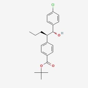 tert-Butyl 4-((1R,2R)-1-(4-chlorophenyl)-1-hydroxypentan-2-yl)benzoate