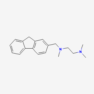 molecular formula C19H24N2 B5777885 N'-(9H-fluoren-2-ylmethyl)-N,N,N'-trimethylethane-1,2-diamine 