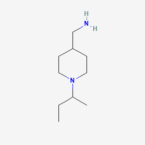 (1-(sec-Butyl)piperidin-4-yl)methanamine