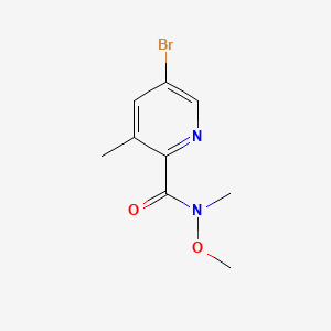 5-Bromo-N-methoxy-N,3-dimethylpicolinamide