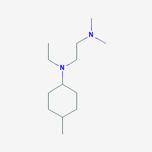 molecular formula C13H28N2 B5778229 N'-ethyl-N,N-dimethyl-N'-(4-methylcyclohexyl)ethane-1,2-diamine 