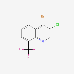 4-Bromo-3-chloro-8-(trifluoromethyl)quinoline