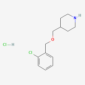 4-{[(2-Chlorobenzyl)oxy]methyl}piperidine hydrochloride
