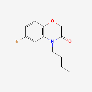 6-Bromo-4-butyl-2H-1,4-benzoxazin-3-one