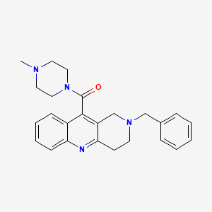 (2-Benzyl-1,2,3,4-tetrahydrobenzo[b][1,6]naphthyridin-10-yl)(4-methylpiperazin-1-yl)methanone