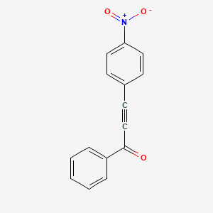 molecular formula C15H9NO3 B5778517 3-(4-Nitrophenyl)-1-phenylprop-2-yn-1-one 