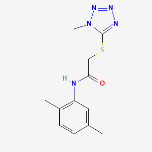 molecular formula C12H15N5OS B5778638 N-(2,5-dimethylphenyl)-2-(1-methyltetrazol-5-yl)sulfanylacetamide 