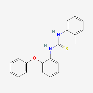 molecular formula C20H18N2OS B5778726 1-(2-Methylphenyl)-3-(2-phenoxyphenyl)thiourea 