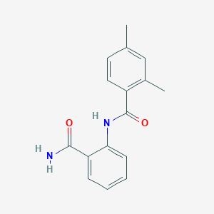 molecular formula C16H16N2O2 B5778836 N-(2-carbamoylphenyl)-2,4-dimethylbenzamide 