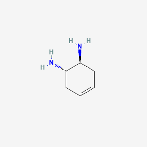 molecular formula C6H12N2 B577884 (1S,2S)-4-Cyclohexene-1,2-diamine CAS No. 1241684-26-3