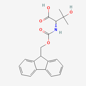(S)-2-((((9H-Fluoren-9-yl)methoxy)carbonyl)amino)-3-hydroxy-3-methylbutanoic acid