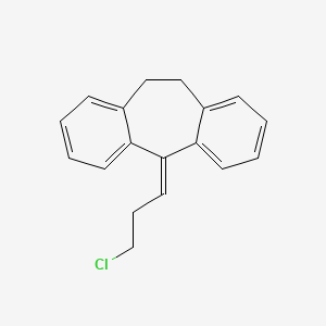 molecular formula C18H17Cl B577892 5-(3-Chloropropylidene)-10,11-dihydro-5H-dibenzo[a,d]cycloheptene CAS No. 14330-49-5